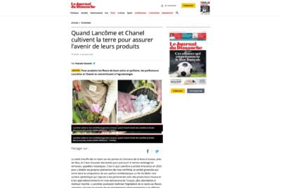 Le Journal du Dimanche – Quand le luxe cultive la terre